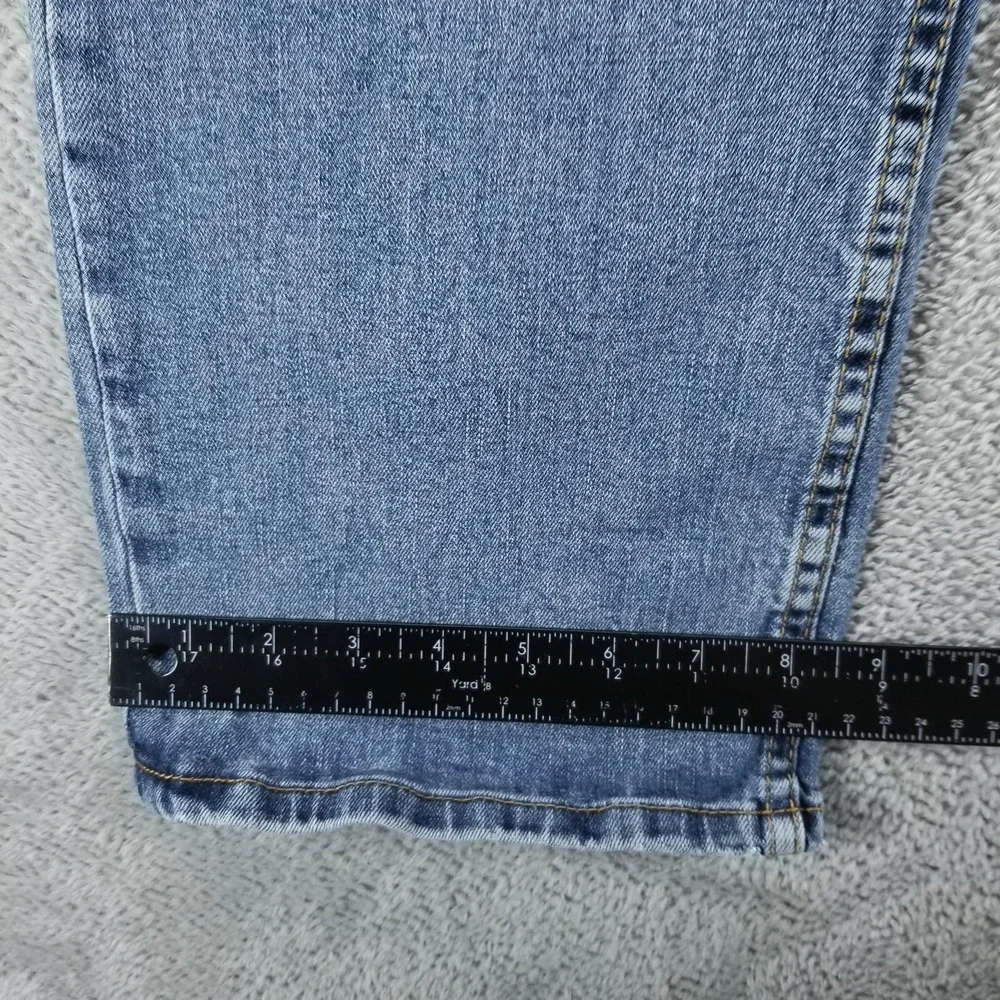Levis 514 Jeans Mens‎ 38x32 Blue Regular Straight Medium Wash Stretch Denim